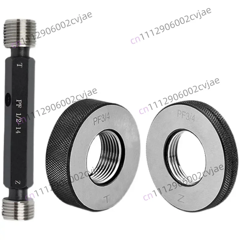 PF1/8 PF1/4 PF3/8 PFS1/2 PF3/4 PF1 PF1-1/4 JIS Standard Pipe Thread Plug Ring Gauge GO NOGO Screw Thread Plug Ring Gages