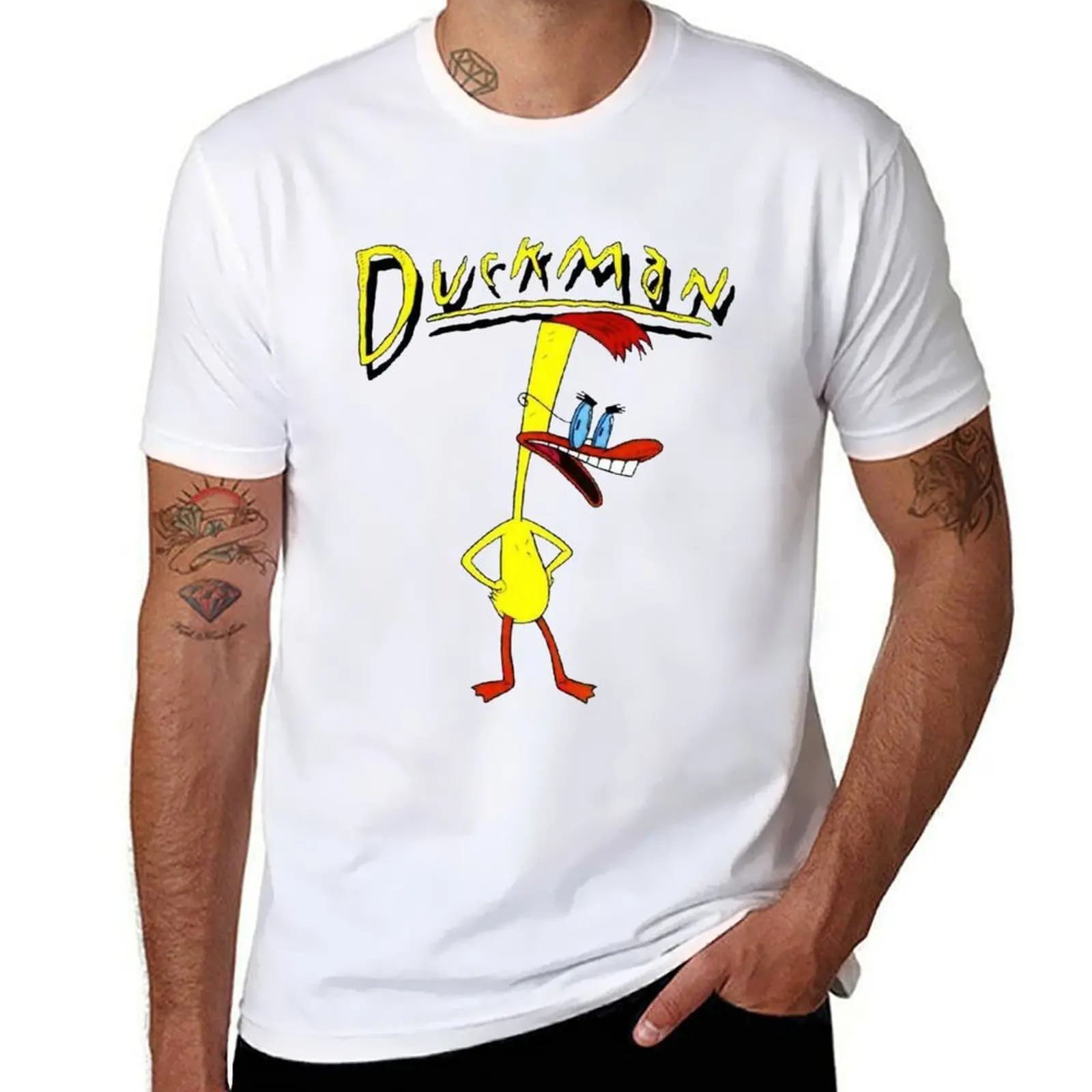 

duckman T-Shirt cotton tshirt 100% man t shirts high quality luxury brand T-Shirt