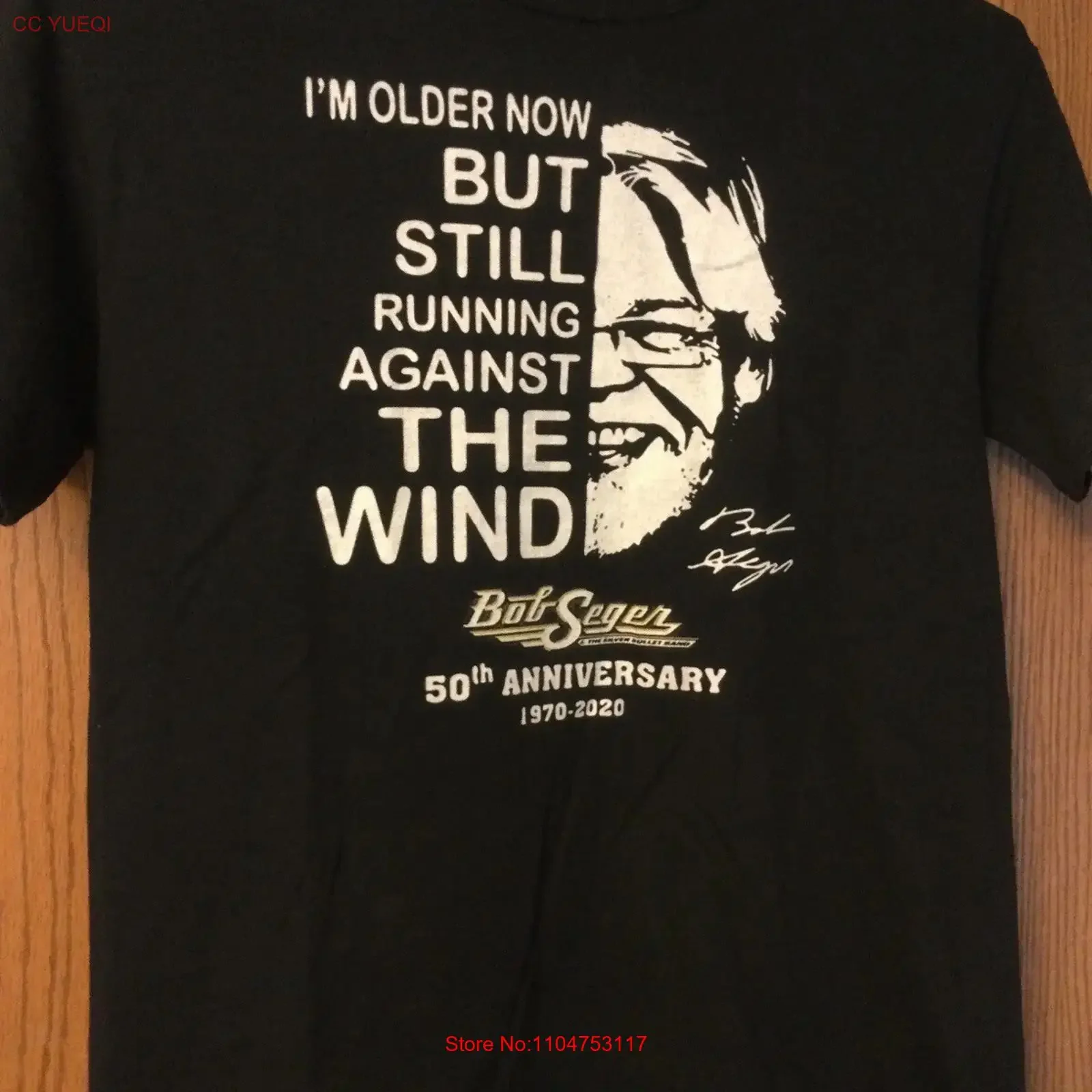 Vintage Bob Seger 50th Anniversary T Shirt Concert S to 5XL EL709 vintage Washed Comfortable designer clothes graphic Versatile