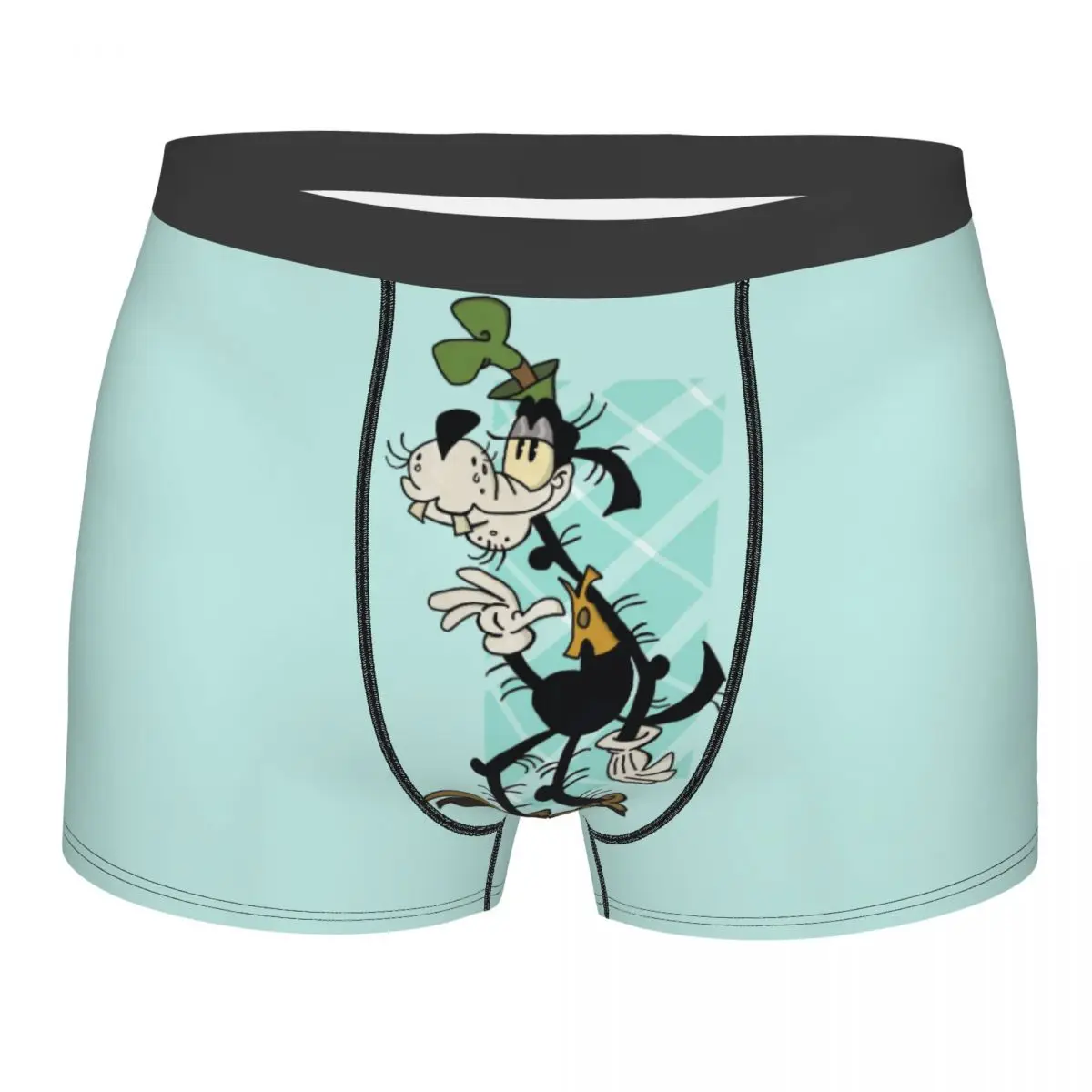 

Мужские боксеры Goofy Goof на заказ, нижнее белье с 3D принтом аниме и героями мультфильмов, трусы, дышащие трусы
