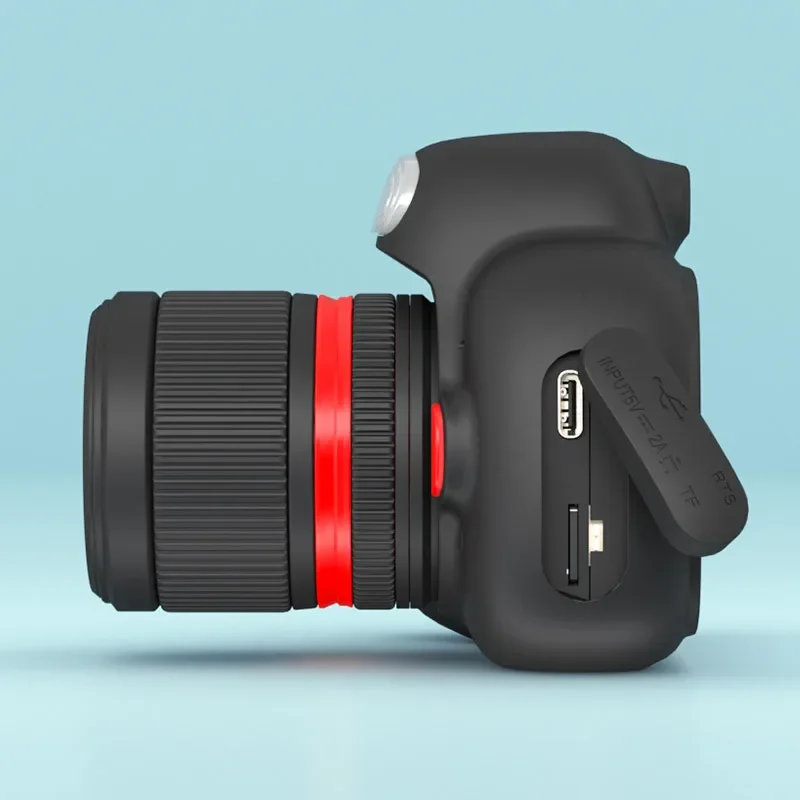 Cartoon Mini Camera com tela HD para crianças, brinquedos eletrônicos, máquina flash, interior, ao ar livre, fotografia, adereços, presente de aniversário