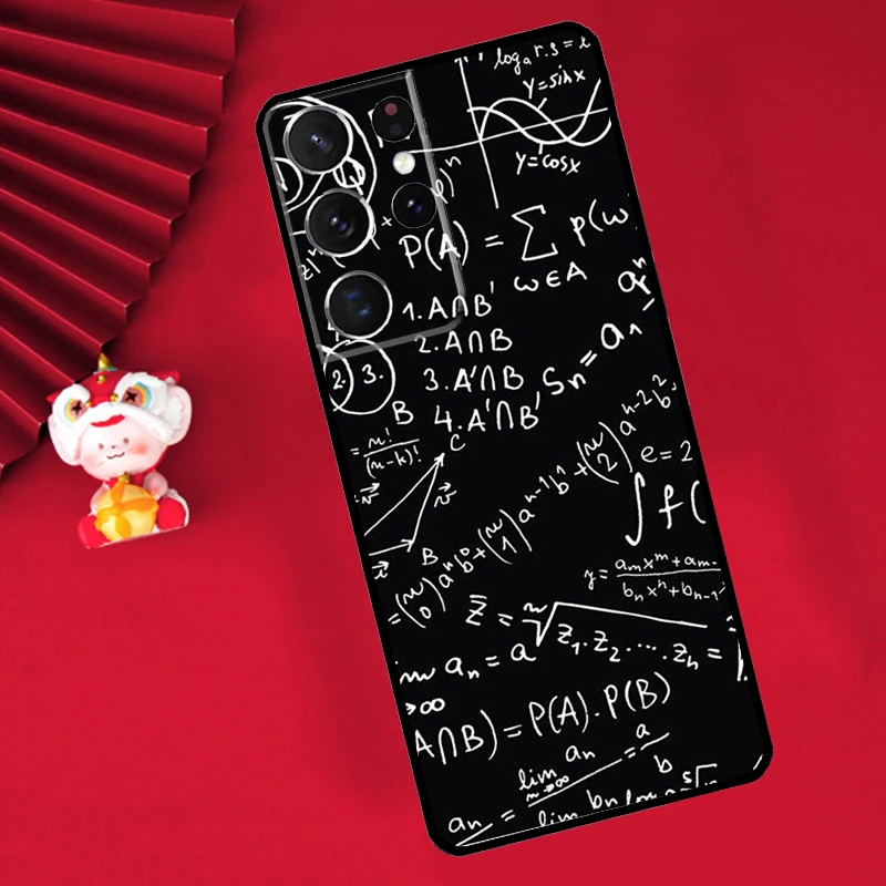 Physic Equations Math Case For Samsung Galaxy S24 Ultra S22 S23 Plus Note 10 Note 20 S8 S9 S10 S20 S21 FE Cover