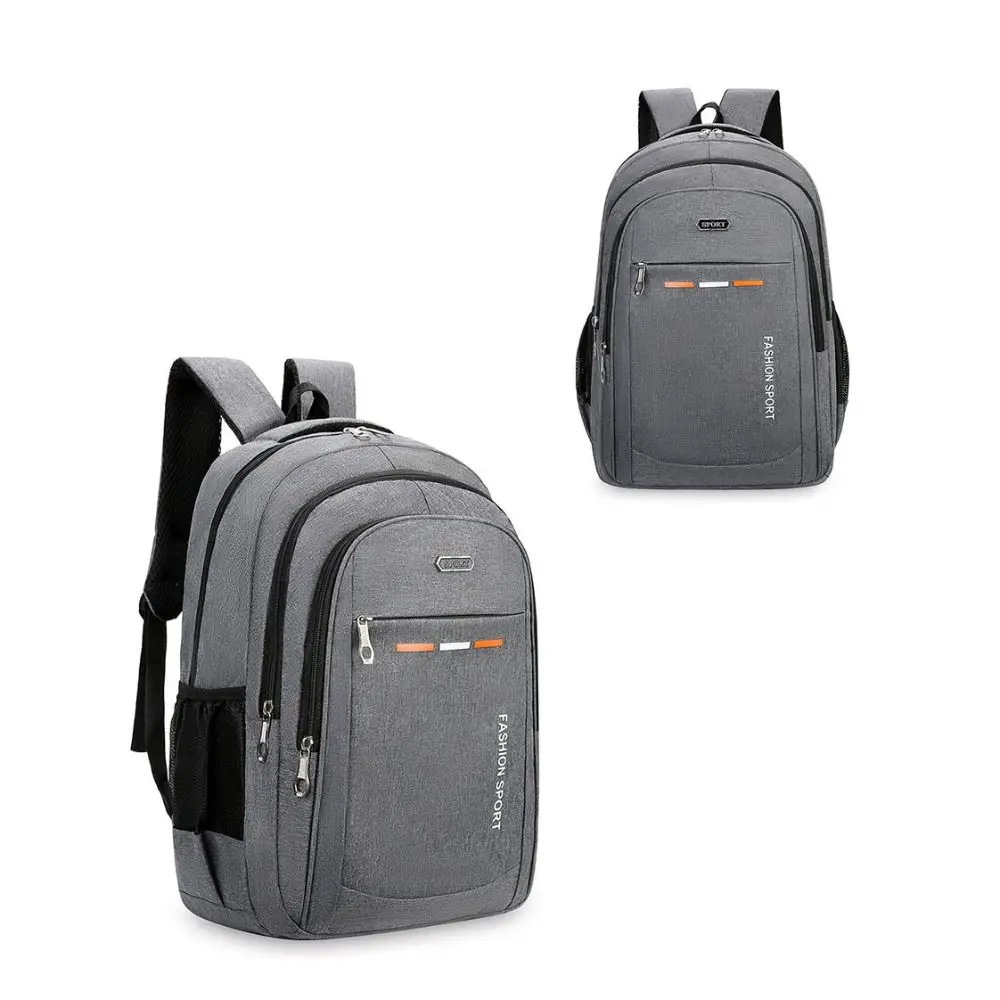 بسيطة سعة كبيرة حقيبة من القماش متعددة جيوب حقيبة يد الطالب على ظهره أكسفورد طالب محمول حقيبة كتف الرجال النساء #3