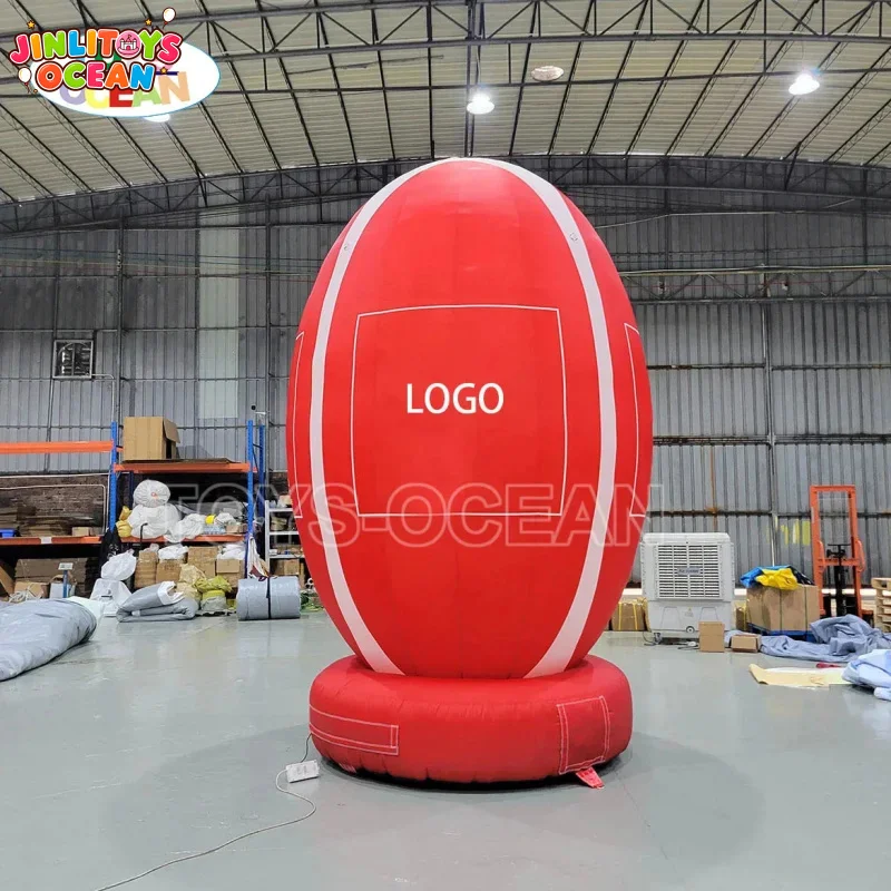 Factory Customized Commercial Advertising Decoration Model Inflatable Rugby Model Suitable for Indoor and Outdoor