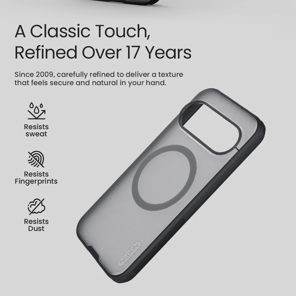 NILLKIN für Google Pixel 11 Pro Hülle Passgenaue Hülle Magnetische Super Frosted Shield Hochwertige Matte PC-Abdeckung – Detail 5