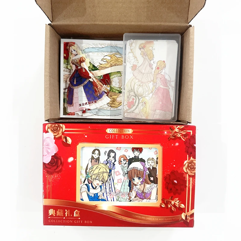 صندوق هدايا Manhwa Be A Princess Someday الكوري - بطاقة Athanasia Claude Lomo وحامل أكريليك وبطاقة صور هدية Anime Merch