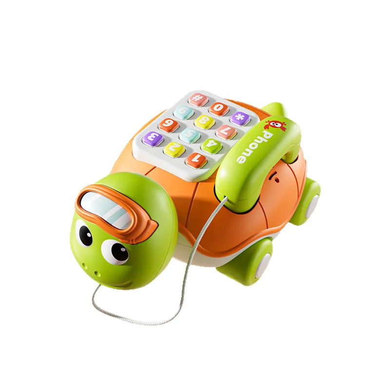 Kinderen Educatief Multifunctionele Muziek Simulatie Telefoon Baby Kruipen Speelgoed Leren Schildpad Vroeg Onderwijs Verhaal Machine
