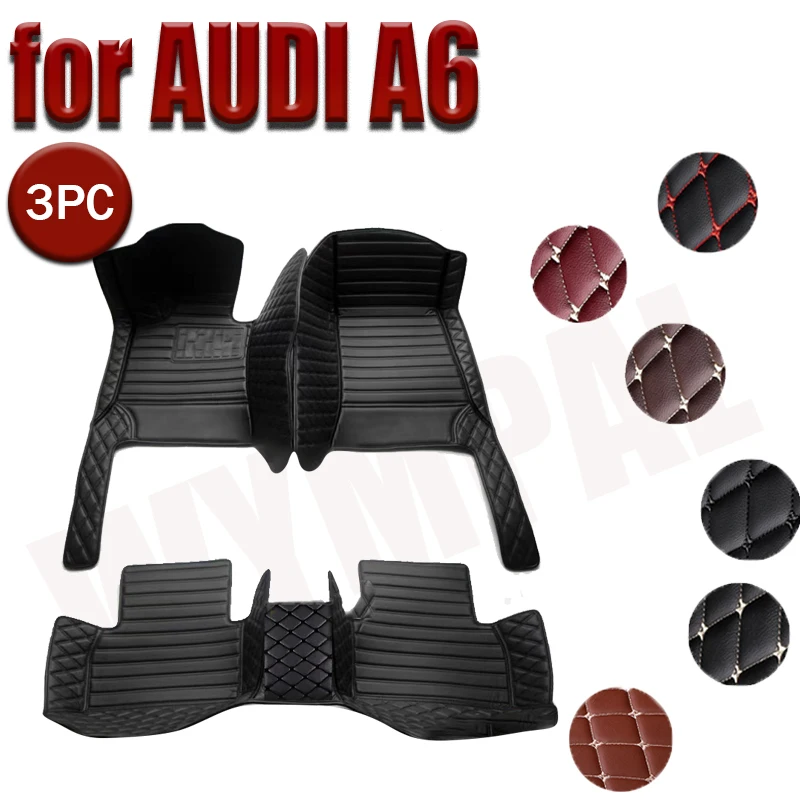 

Car floor mats for AUDI A6 Wagon 2007 2008 2009 2010 2011 2012 2013 2014 2015 2016 2017 2018 Custom auto foot Pads