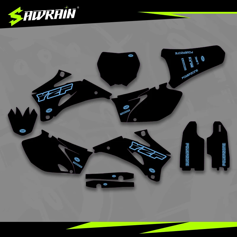 

Sawrain Motorcycle Graphics Backgrounds Decal Stickers Kits for YAMAHA 06-09YZF250 450 02