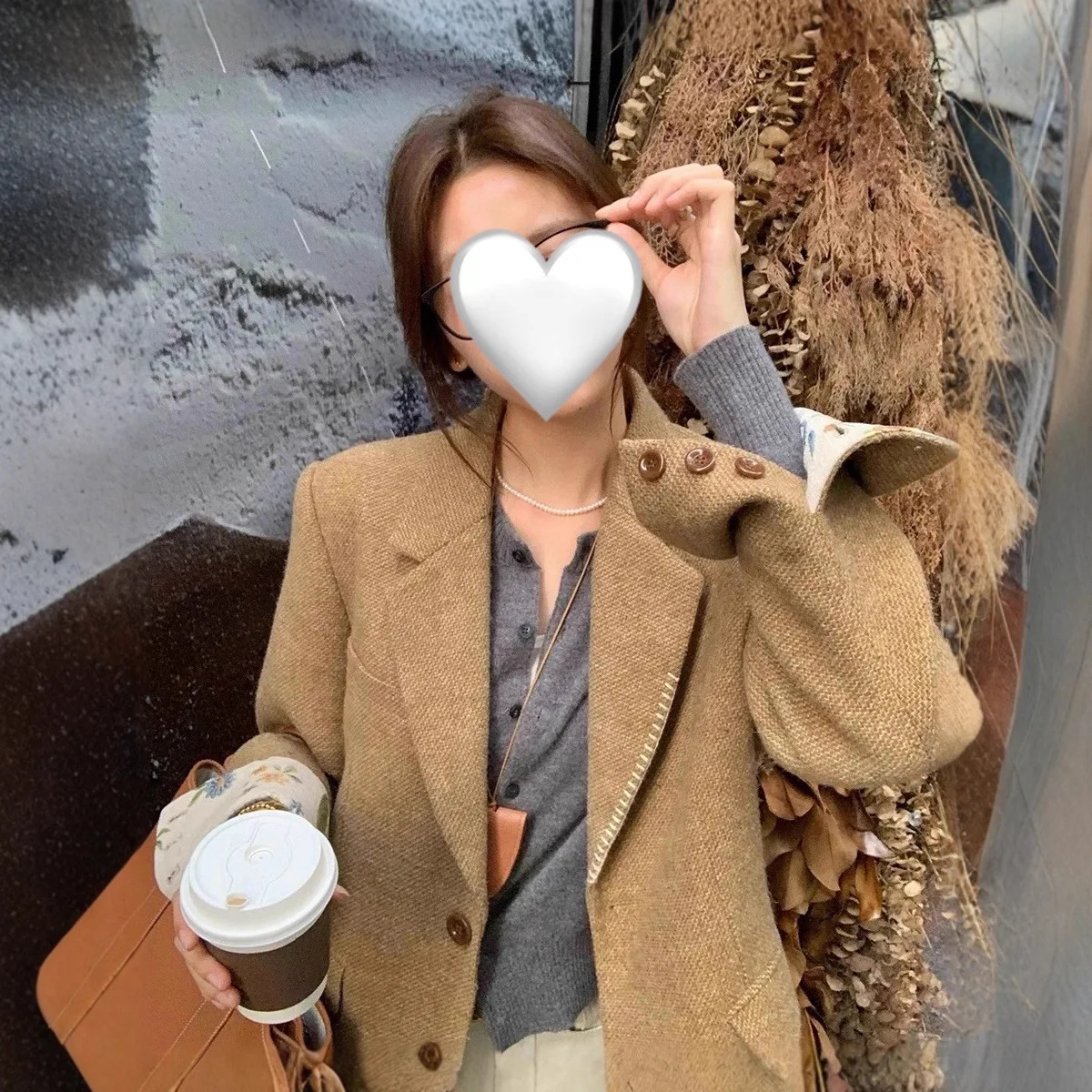 

2025 Classic Small Tweed Blazer Autumn and Winter Women's Clothing