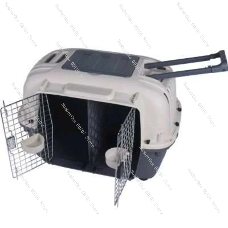 

Aviation case with skylight small, dog cat air travel bag consignment box pet out bag pet supplies