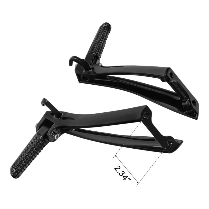 Motorcycle Rear Passenger Footrest Foot Pegs Bracket Set For Yamaha YZF-R6 2006-2016