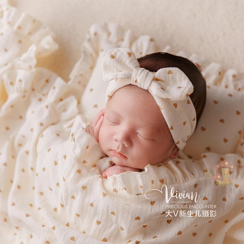 Newborn photography props baby photography headwear baby full moon sleeping bag hundred day photo shoot 신생아사진
