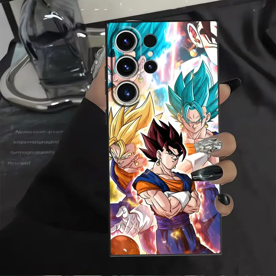 Funda Phone Cover Case for Samsung Galaxy S26 Ultra S25 Plus S10 S9 S21 FE S24 S23 S20 Ultra Note 20 8 9 10 D-Dragons Goku Gohan - view 2