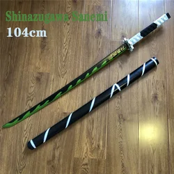 Sword props  Kimetsu no Yaiba Shinazugawa Sanemi Sowrd Cosplay 1:1 Anime Ninja Knife PU Prop Model Home Decor 104cm