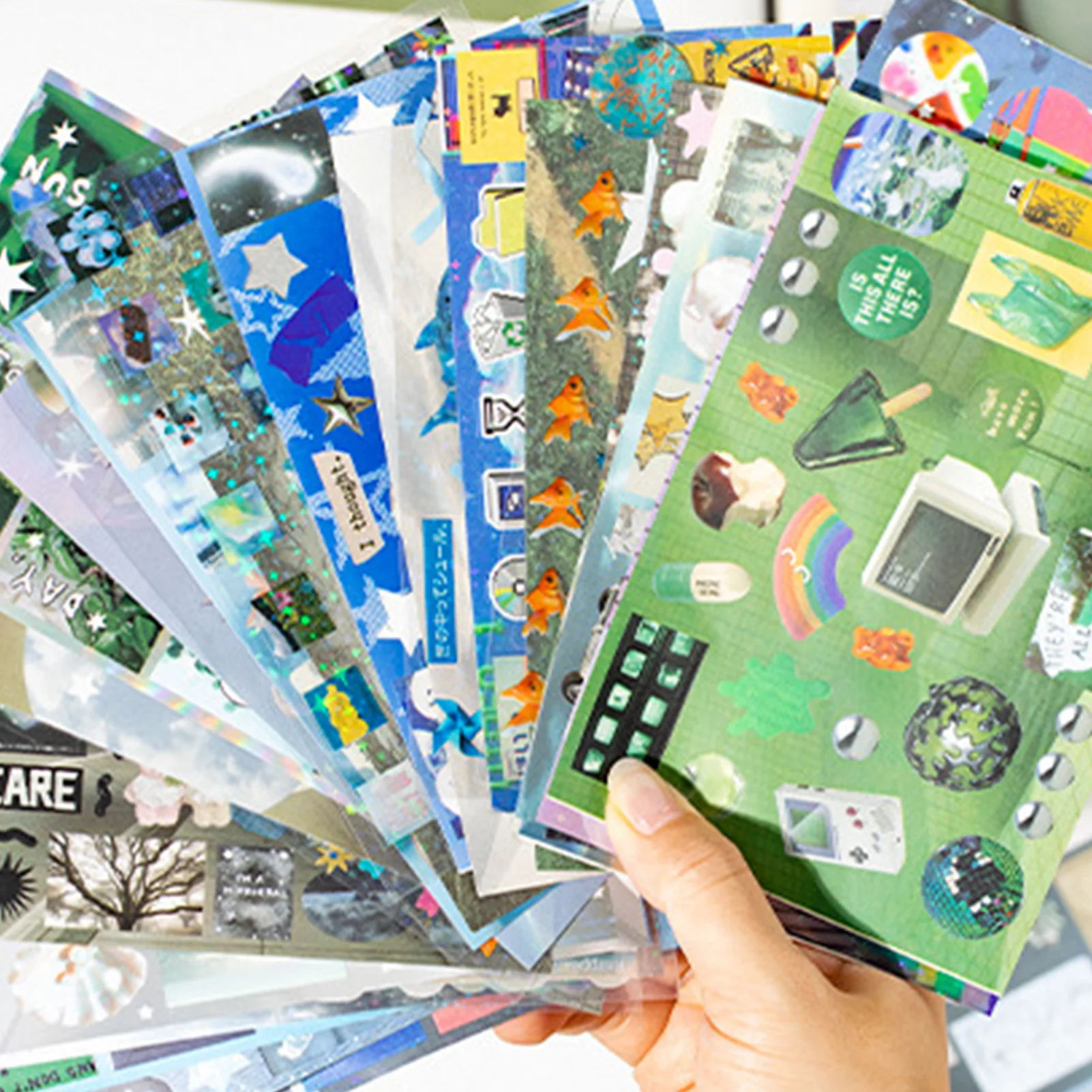 Niedliche Ausgestanzte Japanische Stil-Sticker-Bücher DIY Scrapbook Handyhüllen-Dekoration Ästhetische Scrapbooking-Schreibwaren-Aufkleber – Detail 8