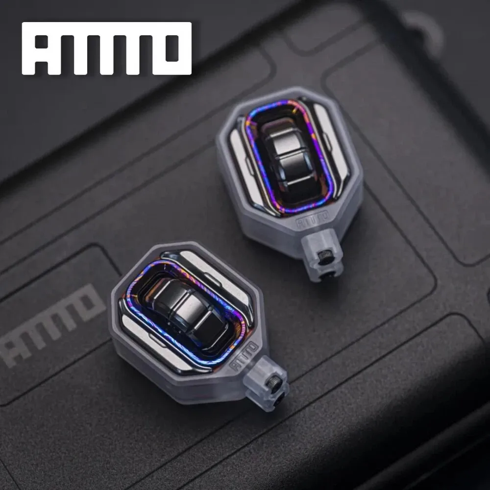 

Магнитный фиджет-спиннер AMMO EDC GRAGKER-M из циркония с трещоткой, антистресс-игрушка для взрослых