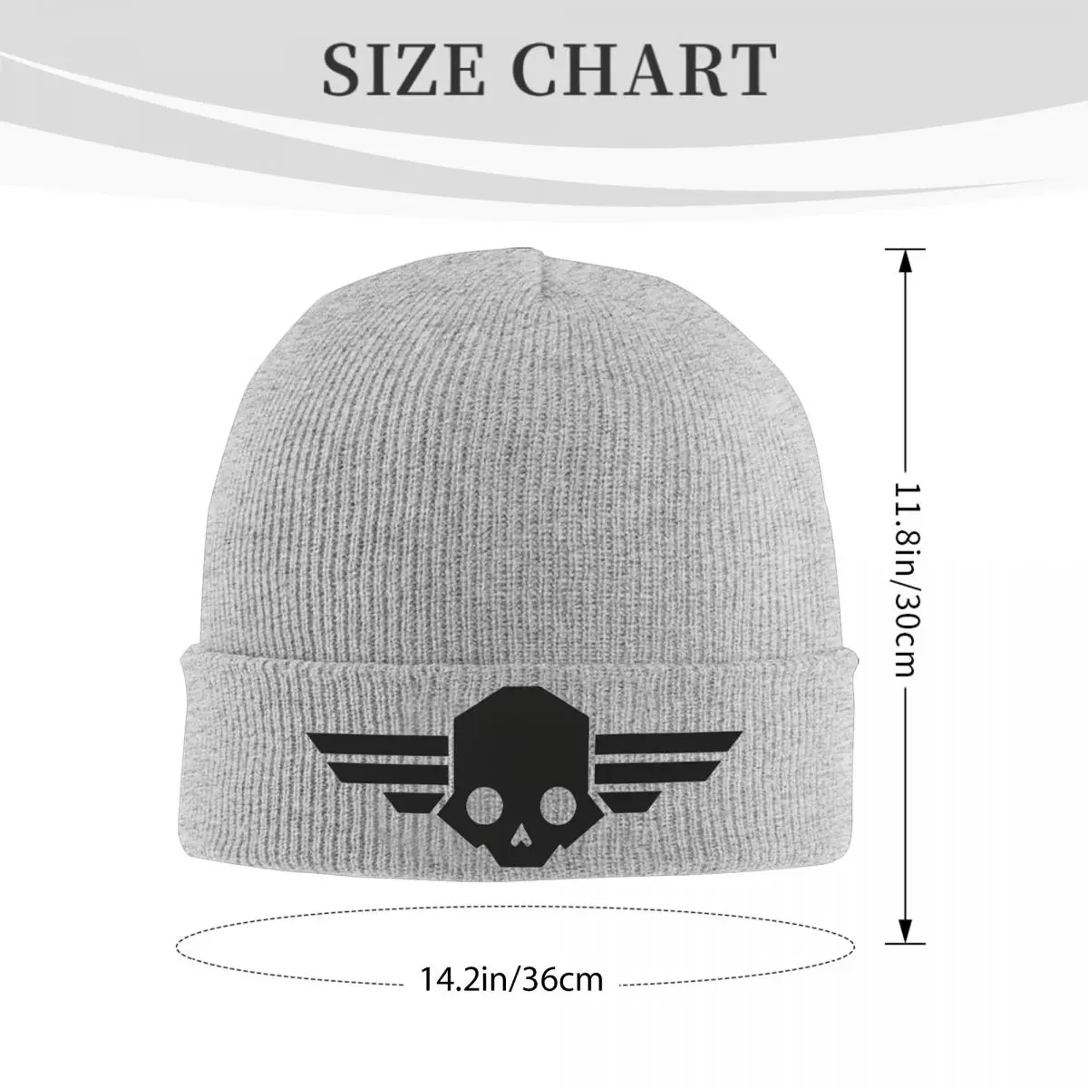 Helldivers 2 Beanie Hats Video Game Bonnet Hats Female Male Street Y2K Gym Knit Hat Autumn Winter Custom Head Wrap Caps