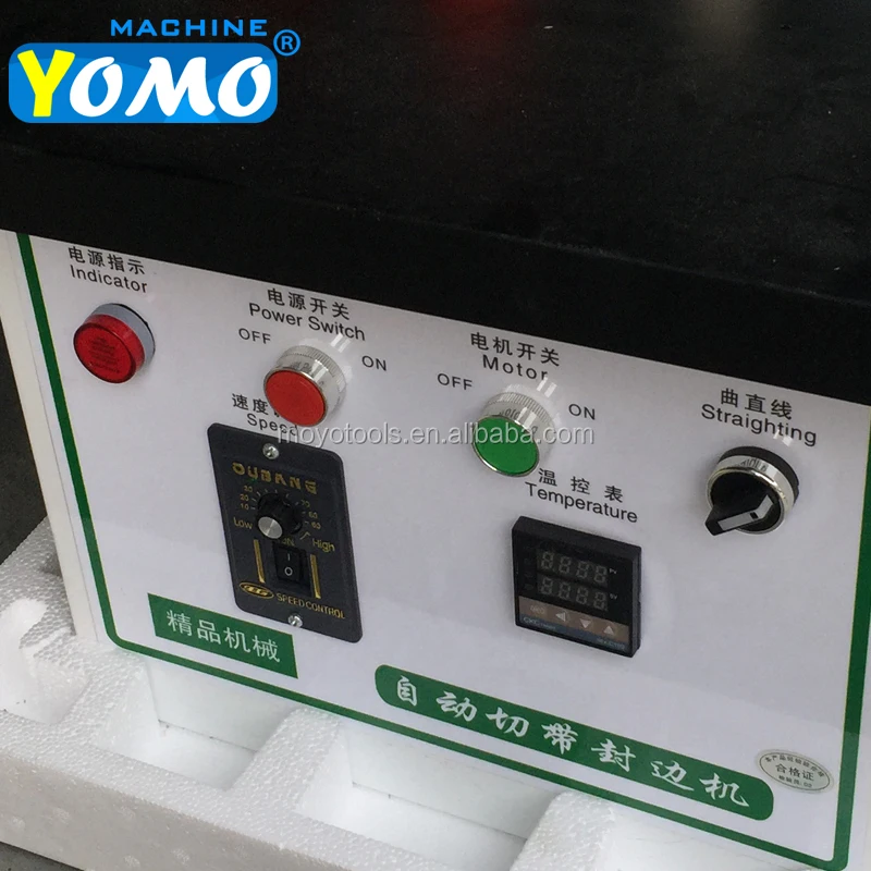 New Convenient Wood Manual  Edge Banding Machine Automatic Strip Cut with Extended Roller Edge Bander