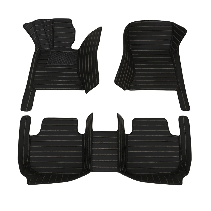 Custom Car floor mats for Ford Mustang 2011 2012 2013 2014 auto foot Pads automobile carpet cover interior accessories