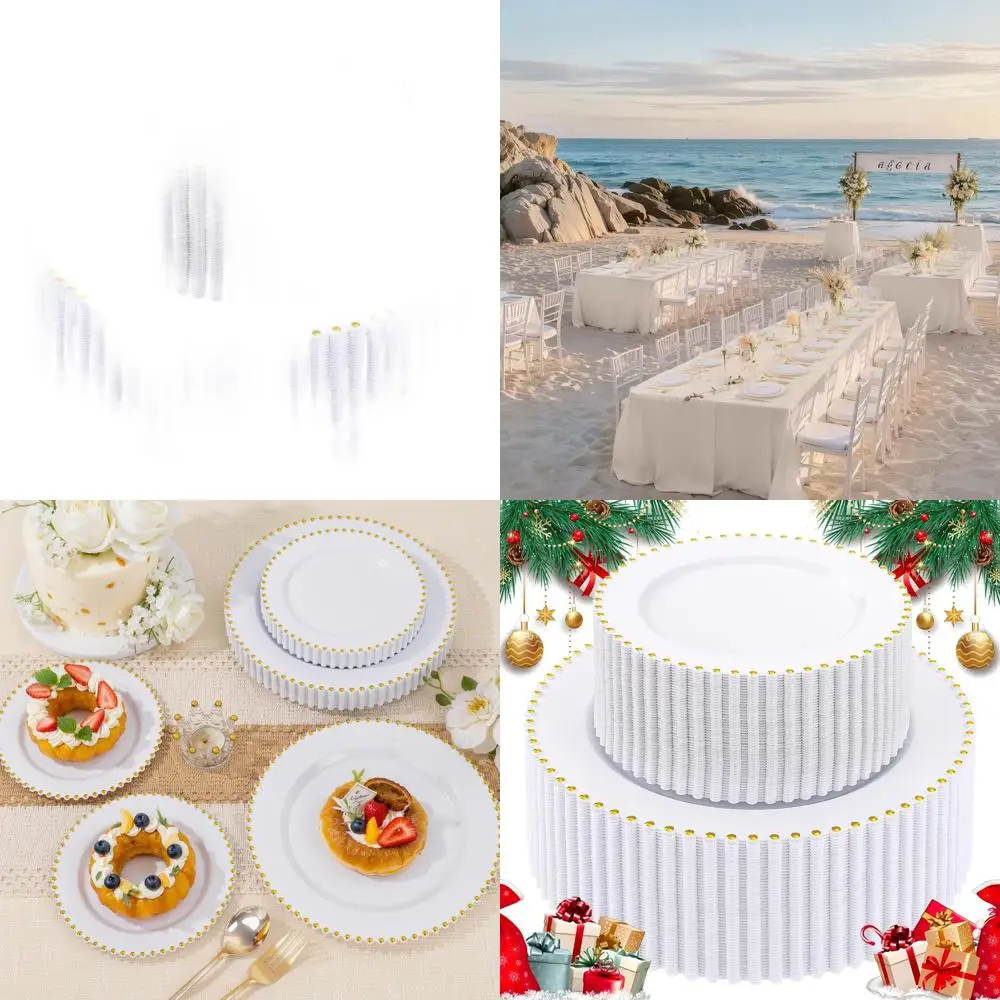 Set Of 100 White & …