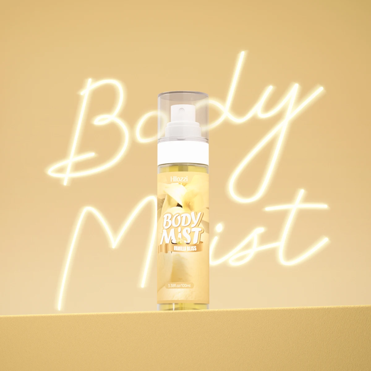 3.38fl.oz Vanilla Body Fragrance Spray Hydrating Moisturizing Facial Hydrating Spray Ideal Valentine's Day Gift
