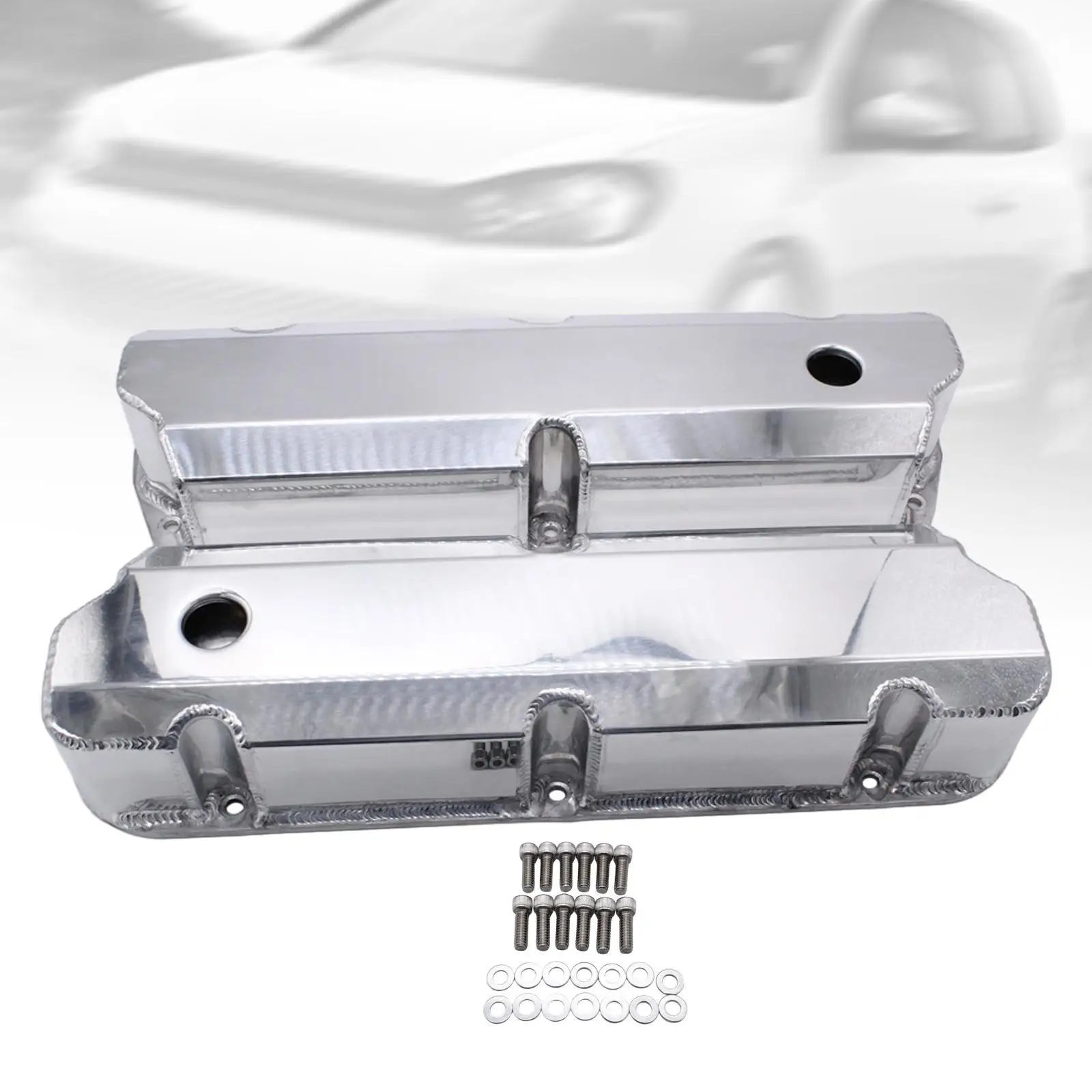 

Aluminum Fabricated Tall Valve Covers for Ford Sbf 289 302 351W Sturdy