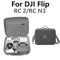 Estuche de transporte para DJI Flip RC 2/RC N3, bolso protector con Control remoto, caja de almacenamiento portátil para accesorios de Dron DJI Flip