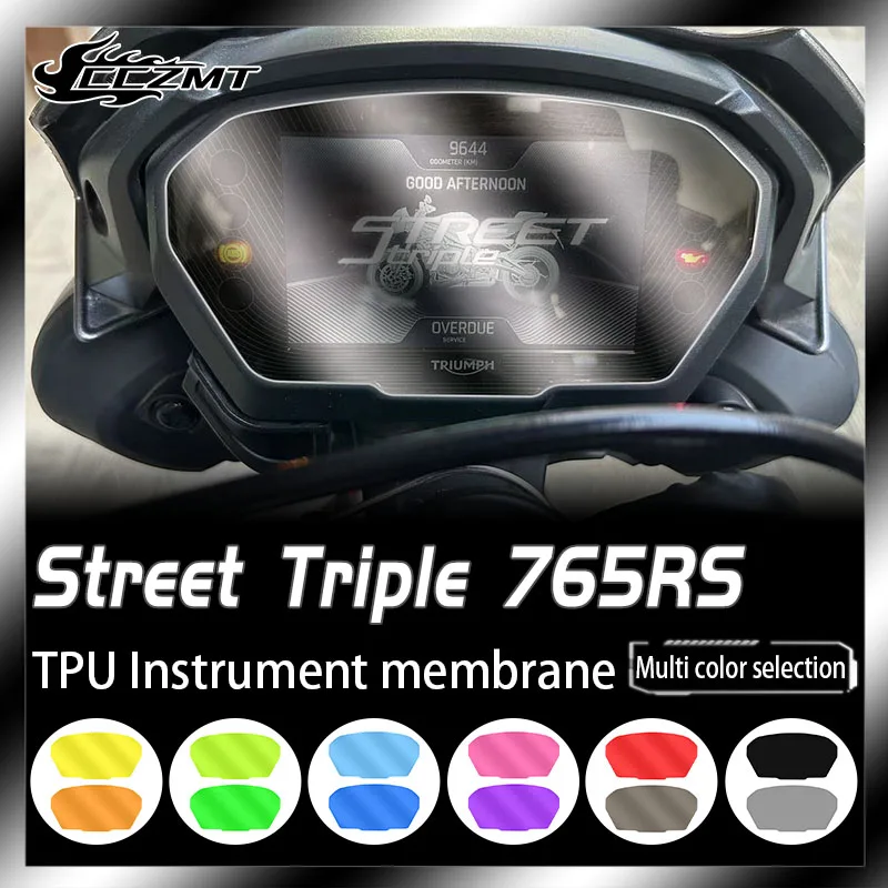 For TRIUMPH Street Triple 765RS accessory headlights tail lights transparent film instrument film modification