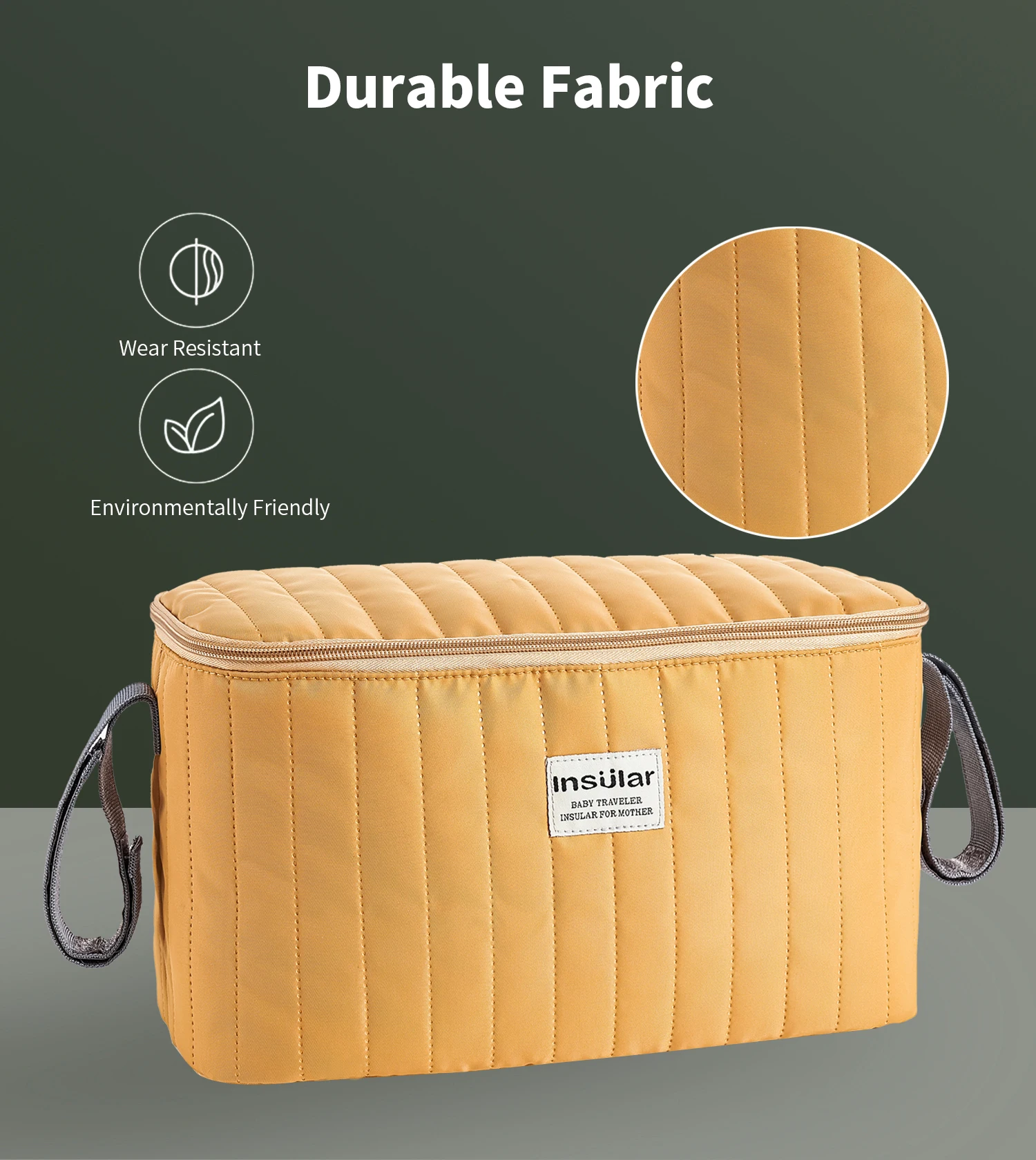 

Stroller Bag Mommy Bag Diaper Baby Nappy Bag Stroller Accessories Large Capacity Outdoor Travel Nappy Water Cup Holder