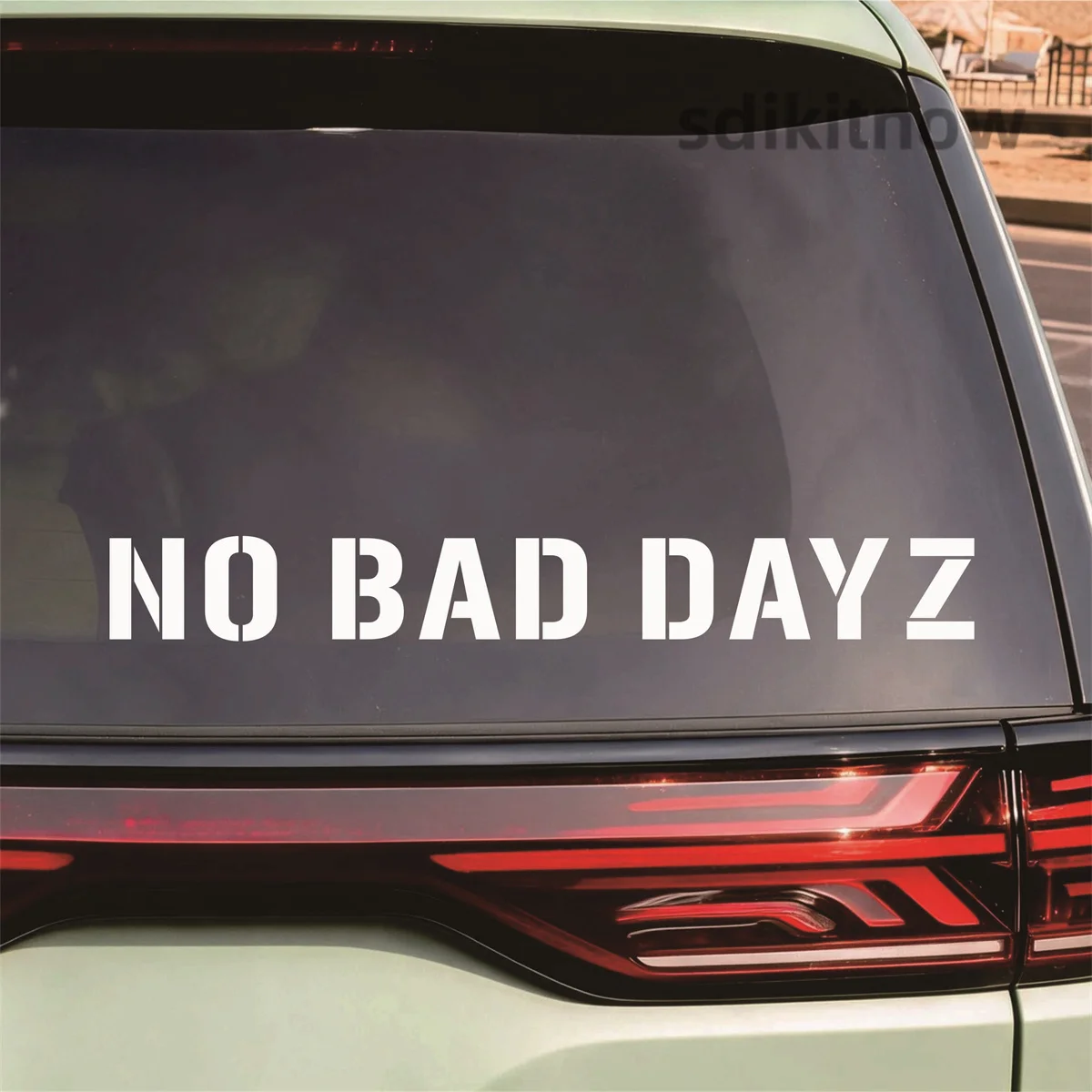 Adesivo de Vinil para Janela de Carro No Bad Dayz, Acessório para Capacete de Motocicleta, para Volkswagen, Skoda, Renault, Toyota, BMW, Benz, Audi, S