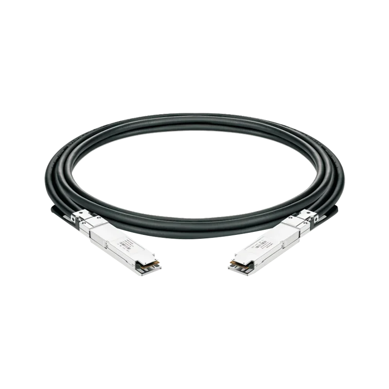 Универсальный медный кабель OSFP Direct Attach Twinax 0.5M 800G, 30AWG, с ребристым разъемом, пассивный, для оптоволоконных трансиверов и оптоволоконного оборудования