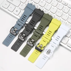 Resin Strap Suitable for Casio GBA800 GBD800 Mens Sport Waterproof Rubber Watchband Watch Accessories