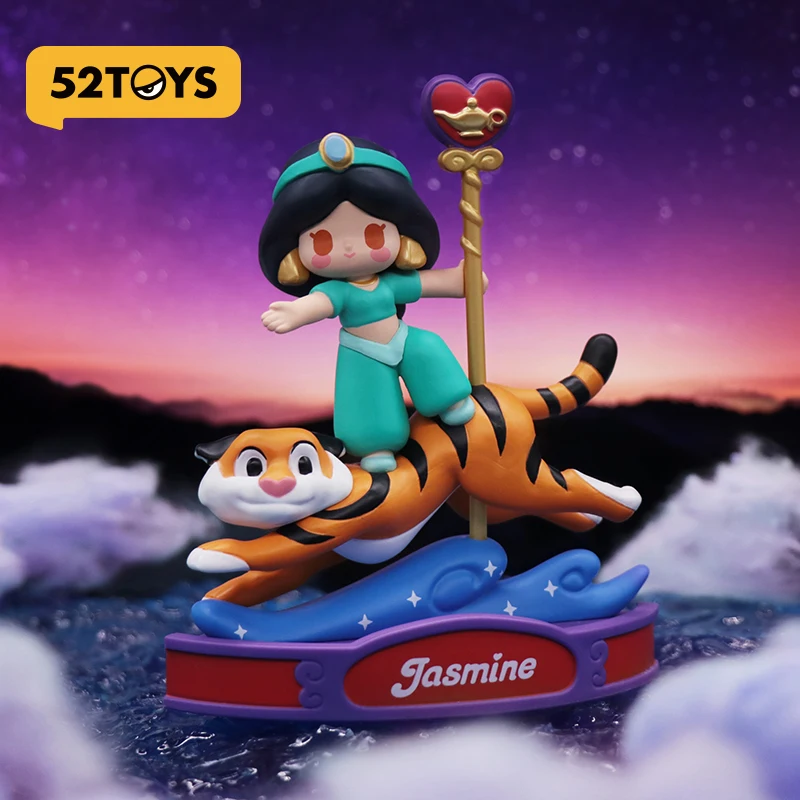 【متوفر】 52 لعبة سلسلة الأميرة صندوق أعمى دائري صندوق غامض لعبة ديكور سطح المكتب هدية عيد هدية للأصدقاء جمع #3