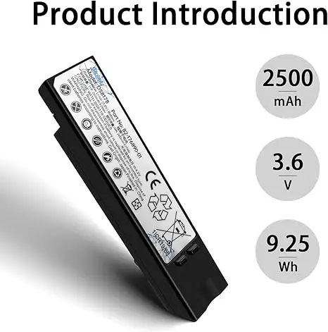 82-176890-01 Replacement Battery for Zebra DS8100 DS8178 DS8170 Series Barcode scanners 2500mAh.