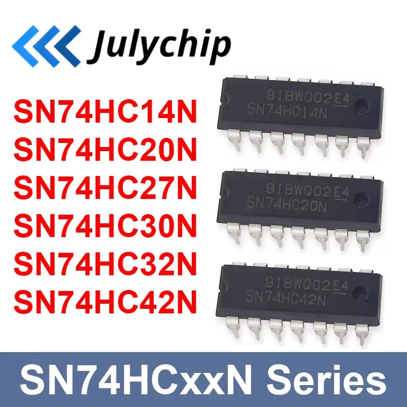 10pcs SN74HC14N SN74HC20N SN74HC27N SN74HC30N SN74HC32N SN74HC42N