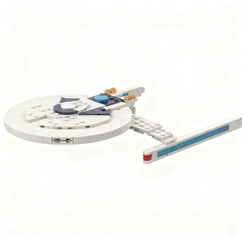 420 Uds. MOC Space Star Trek Centaur Refit clase USS modelo juguete de bloques de construcción arquitectura regalos de navidad Idea ladrillo cumpleaños