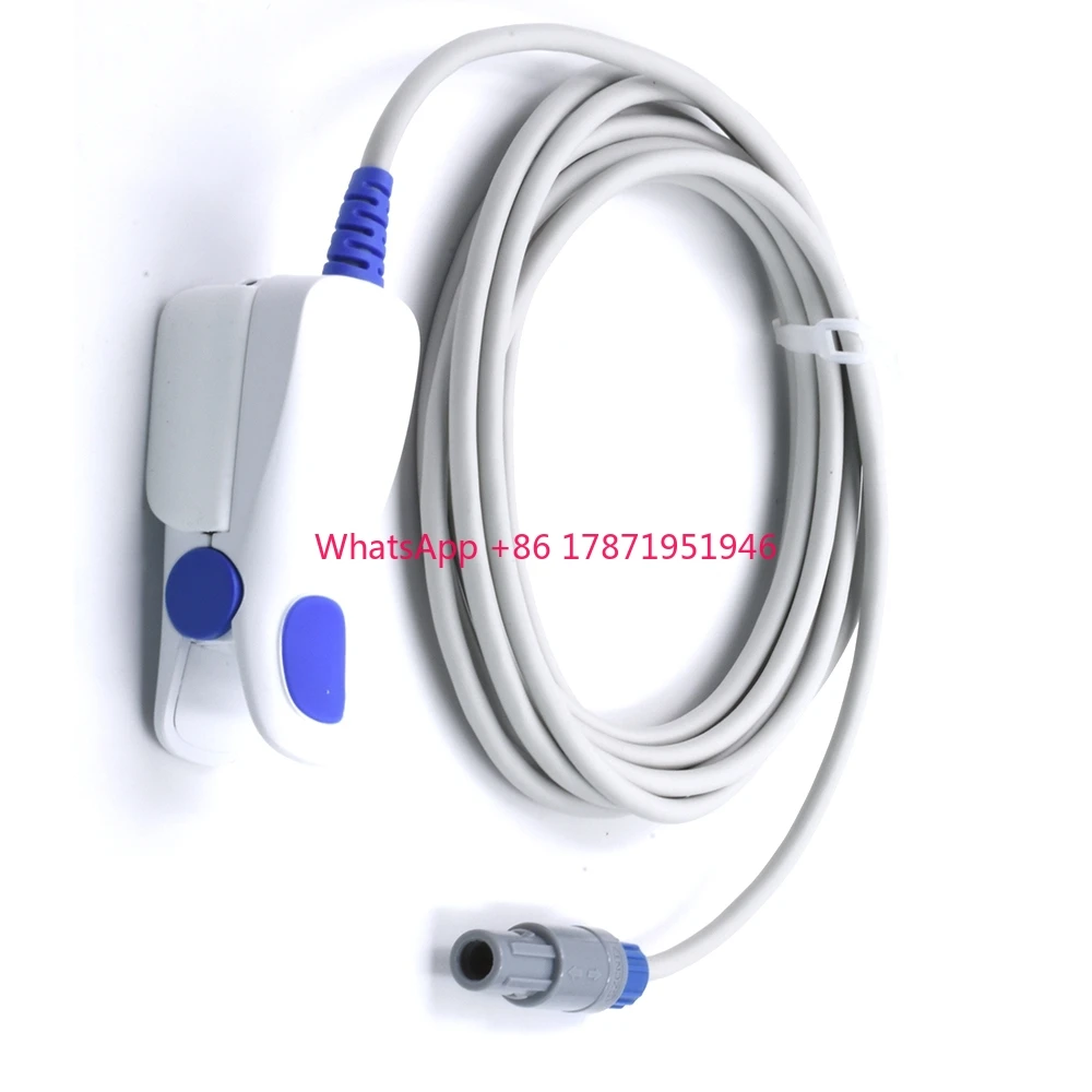 Contec Factory Adult/Child Finger Spo2 Sensor 6PIN 40 Degree Medical Consumables Accessories