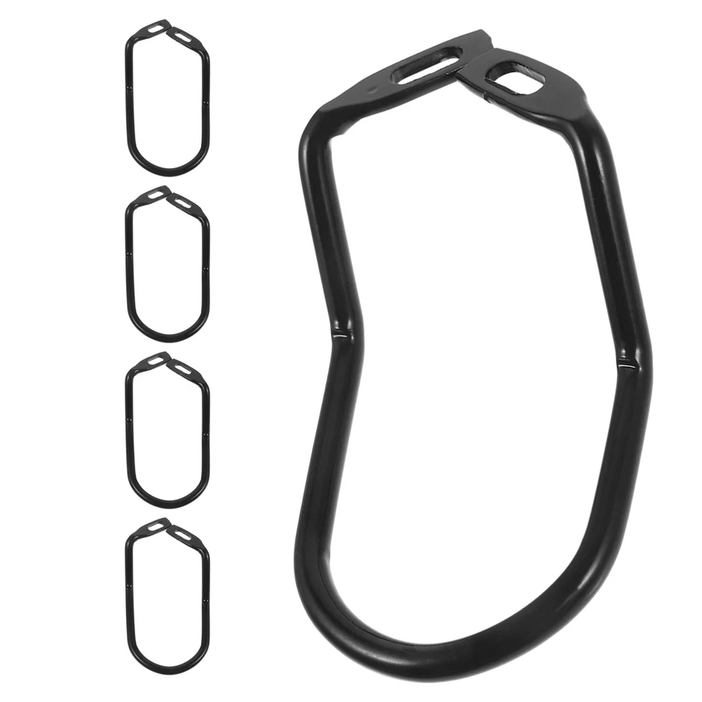 

5Pcs Bike Rear Derailleur Cover Steel Guard Rack for Mountain Folding Bikes Enhanced Stability Impact Resistance Quick Setup