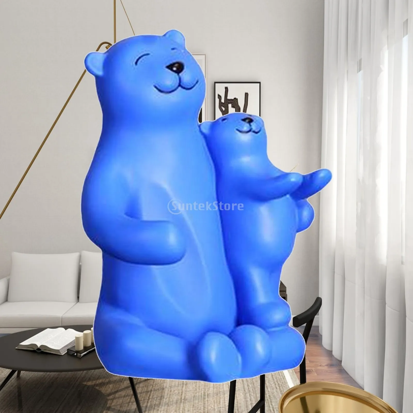 Bear Rack Animal Statue Holder Ornament Sculpture Single Bottle Wedding