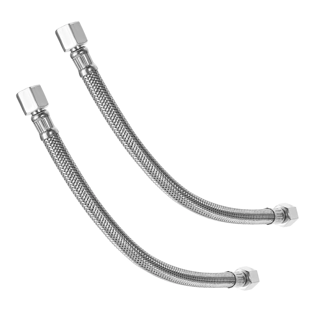 2 Pcs Air Compressor Aluminum Tube Replacement Hose Exhaust Pipe Stainless Steel Outlet