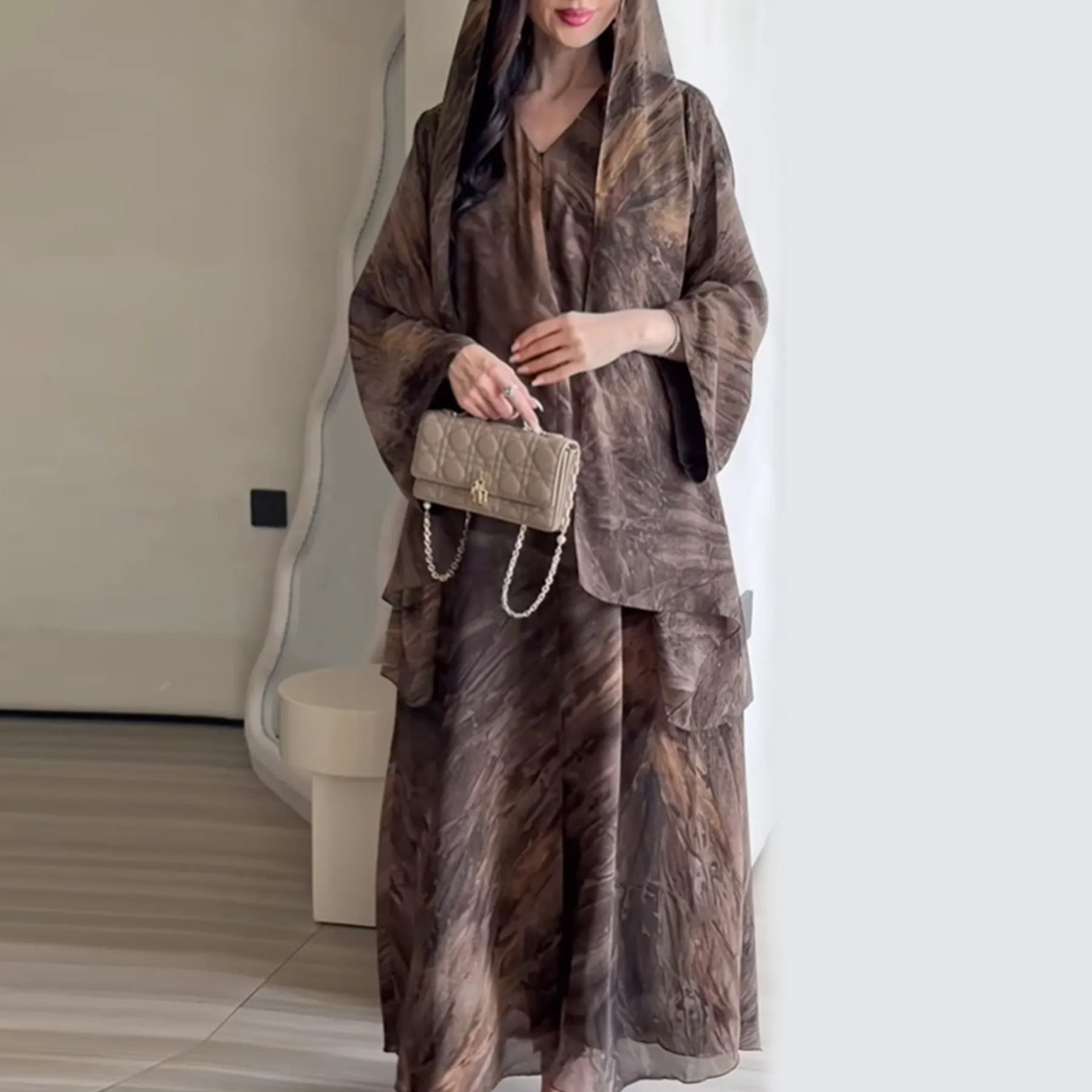 

Muslim Women Hijab Dress Print Jalabiya Femme Musulmane Vestidos Kimono Cardigan Dubai Open Abaya Kebaya Turkey Kaftan Robe Gown