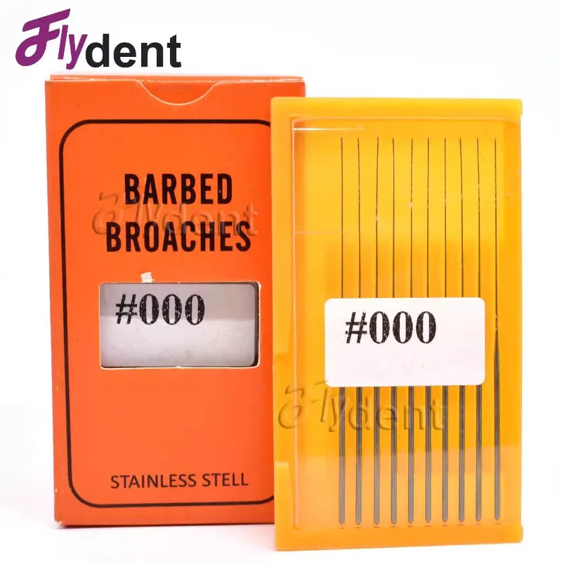Dental Instrument Barbed Broaches  Endondontic Root Canal  Stainless Steel Dentist Tool