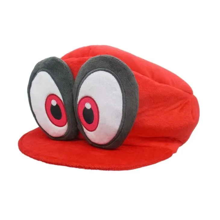 

Original Super Mario Odyssey Cappy Hats Bros Luigi Waluigi Wario Caps Kids Party Accessories Toys Soft Cosplay toy