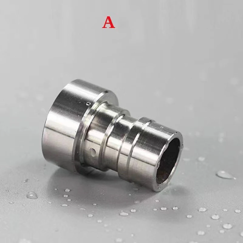 Stainless Steel 4 Point Faucet Adapter Washing Machine Faucet Connector Filter Nozzle Outlet Bubbler Kitchen Accessories F2