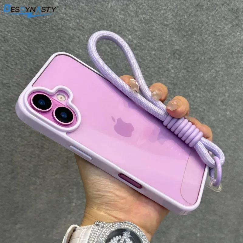 Luksusowy Etui na iPhone z Lanyardem
