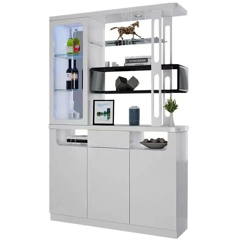 

Living room entrance partition cabinet, double-sided screen wine cabinet, modern simple entrance shoe multi-functional