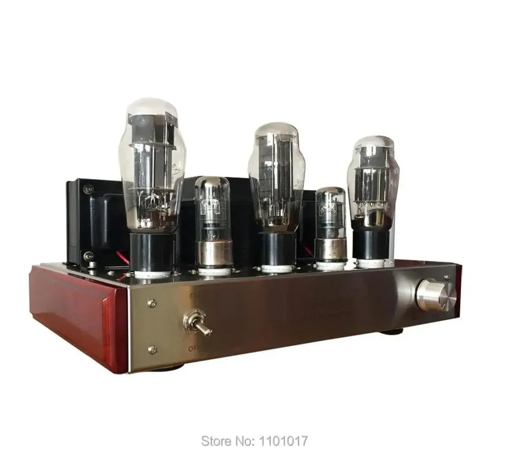 Amplificador do tubo do Triode de OldBuffalo, EXQUIS HIFI, conexão paralela, sinal-termina, 6AS7, 6080 lâmpada, ampère, OBF6N5P, 6N5P