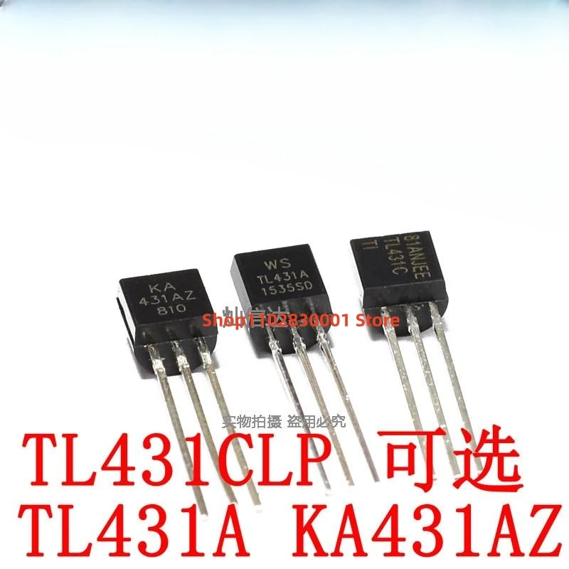 50PCS  New TL431A KA431AZ TL431CLP AZ431AZ AZ431BZ  TO92 100% Good  In Stock