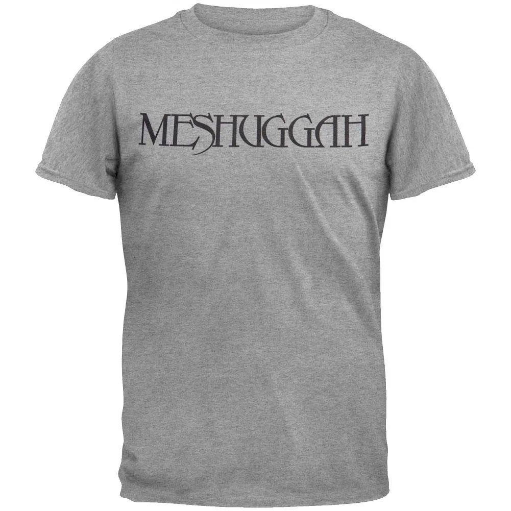 Meshuggah Logo T-Shirt Short Sleeve Cotton Sport Grey Men Size S to 5XL BE890